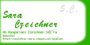 sara czeichner business card